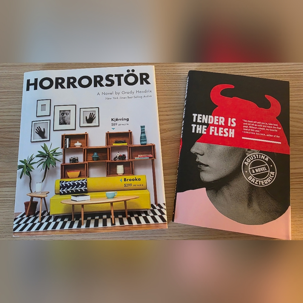 Horrorstör + Tender Is The Flesh Books | Dark Horror Dystopian Reads